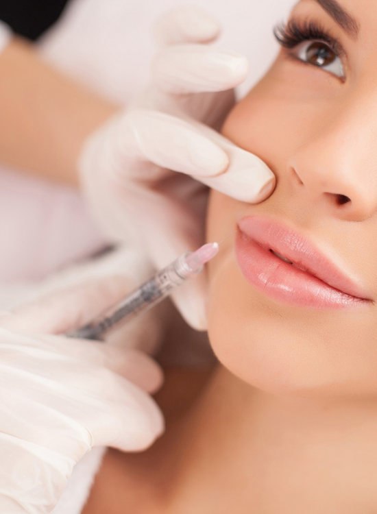 A Young Lady Getting Fillers to near lips | Honey Glow Health in Bonney Lake, WA